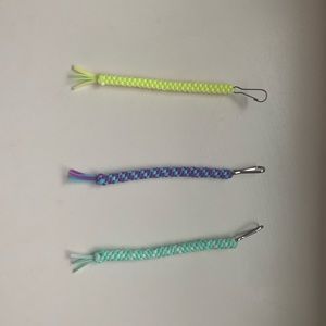 Handmade Gimp lanyard keychains